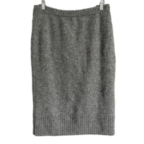 Dorothee Schumacher Gray Soft Flash Alpaca Blend Knit Midi Skirt - 12, BNWTs - Picture 3 of 8